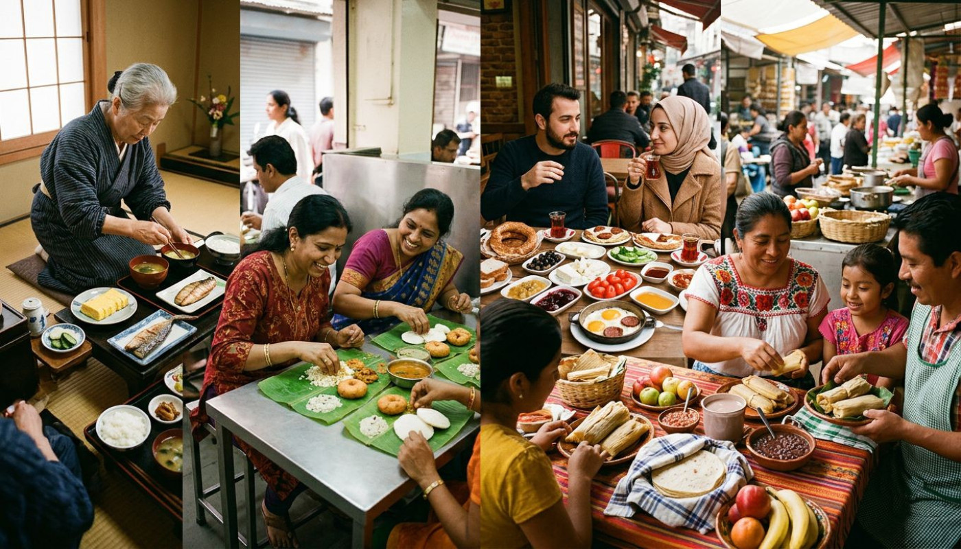 Ce que révèlent les rituels culturels du petit-déjeuner à travers le monde